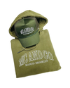 Mc & Co. Heritage Logo “Olive Green” Heavyweight Organic Cotton Embroidery Hoodie