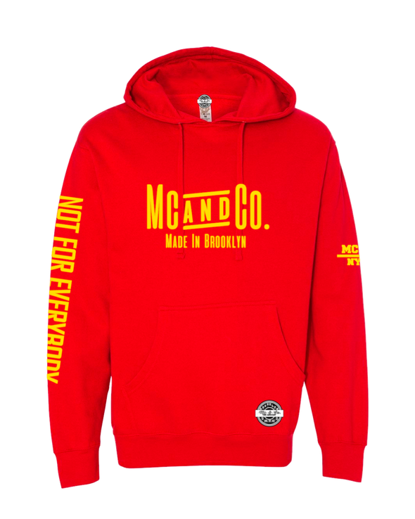 Made In Brooklyn "Red" Embroidery Hoodie