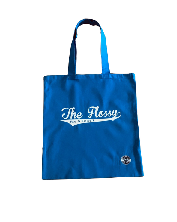 Royal Blue “The Flossy” Canvas Tote Bag