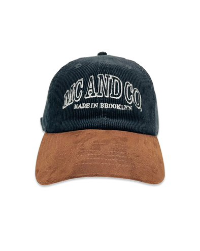 Mc & Co. Heritage Logo “Black” Corduroy Dad Hat